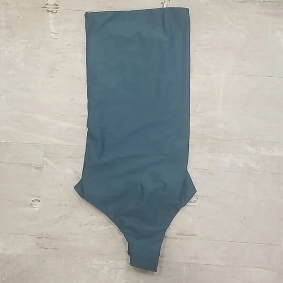 💕MIKOH💕 Waikele Strapless One Piece Swimsuit Green Small S NWT